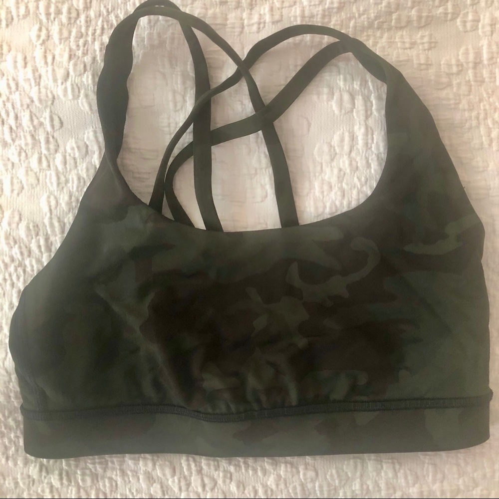Lululemon Camo Energy Bra